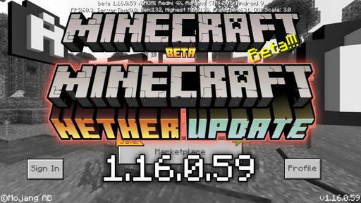 Minecraft - Minecraft Bedrock Edition 1.16.0.59